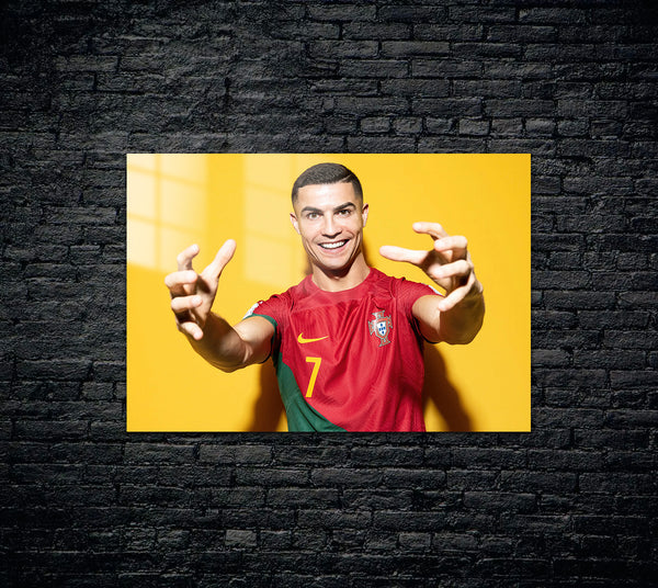 Cristiano Ronaldo Metal Poster 1387