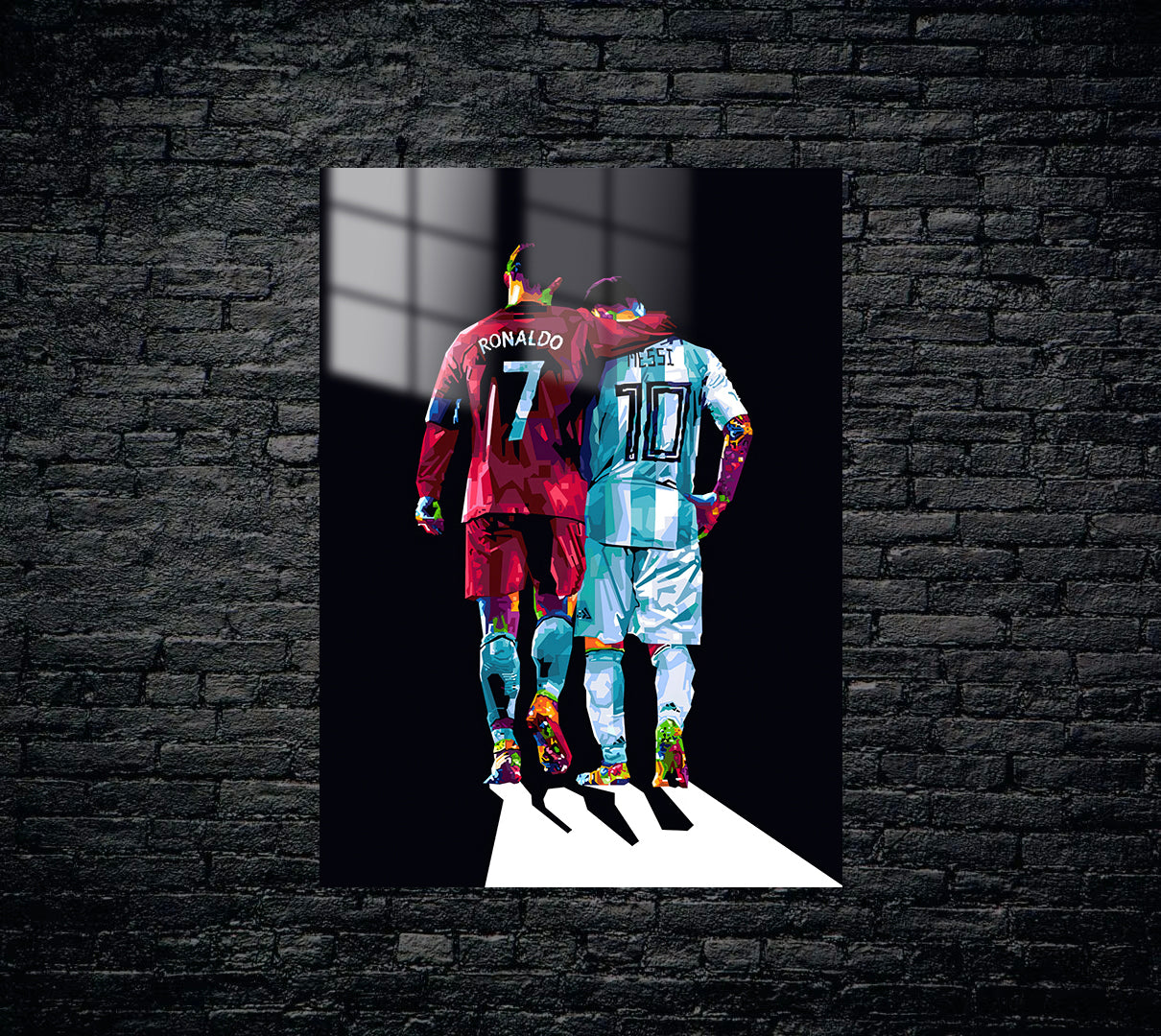 Cristiano Ronaldo Messi Metal Poster 1388