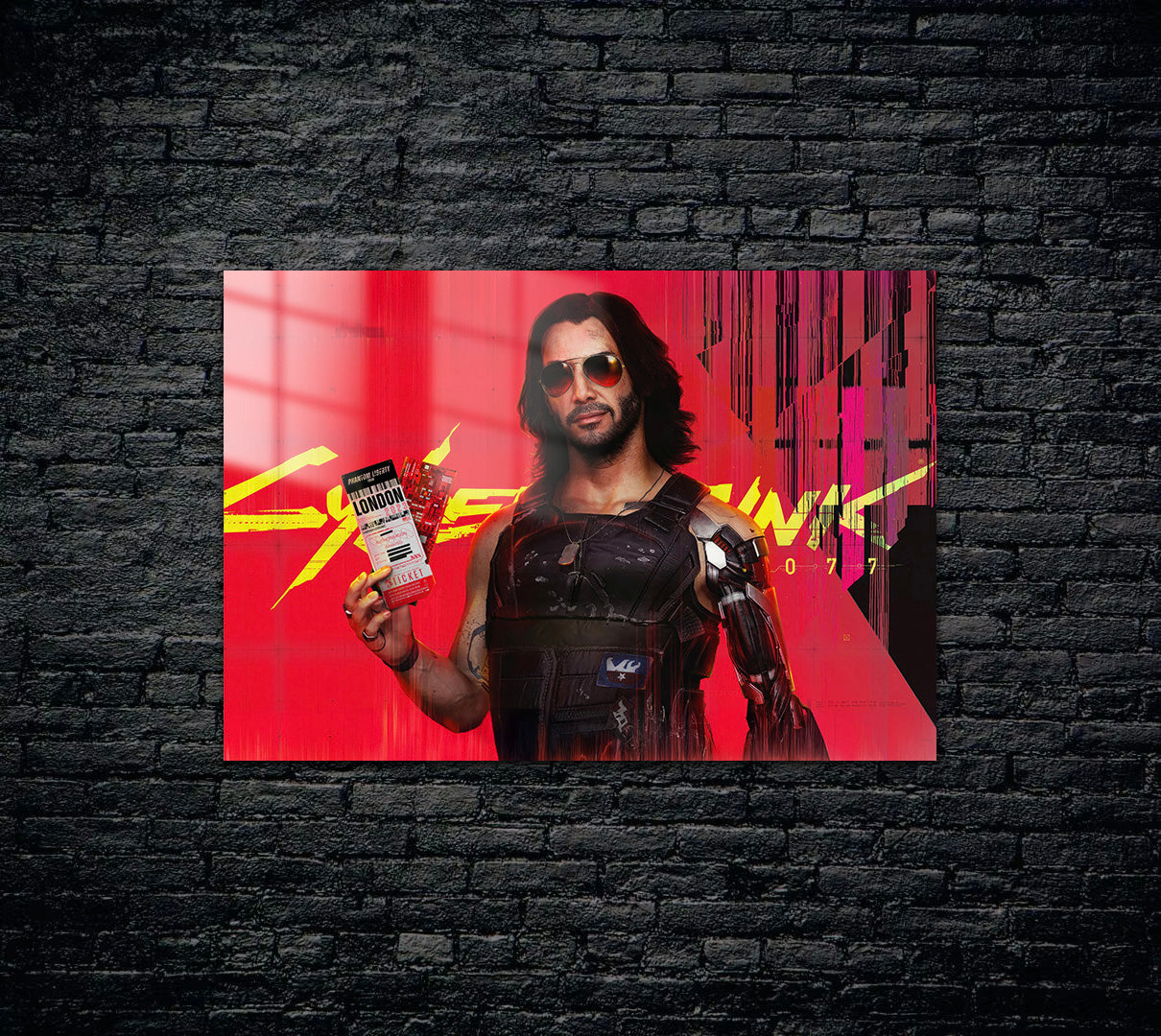 Cyberpunk 2077 Metal Poster 181