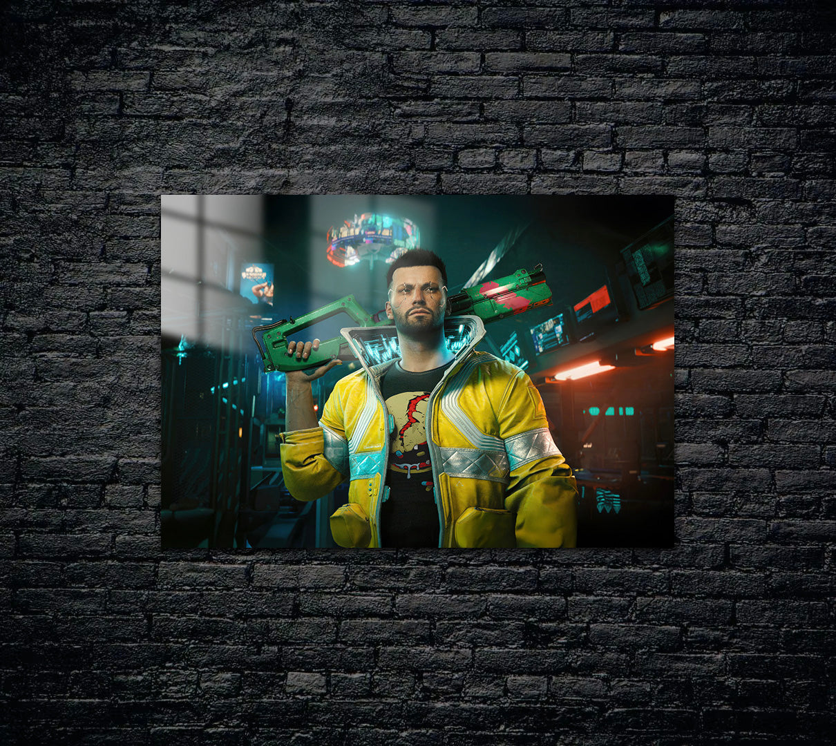 Cyberpunk 2077 Metal Poster 182