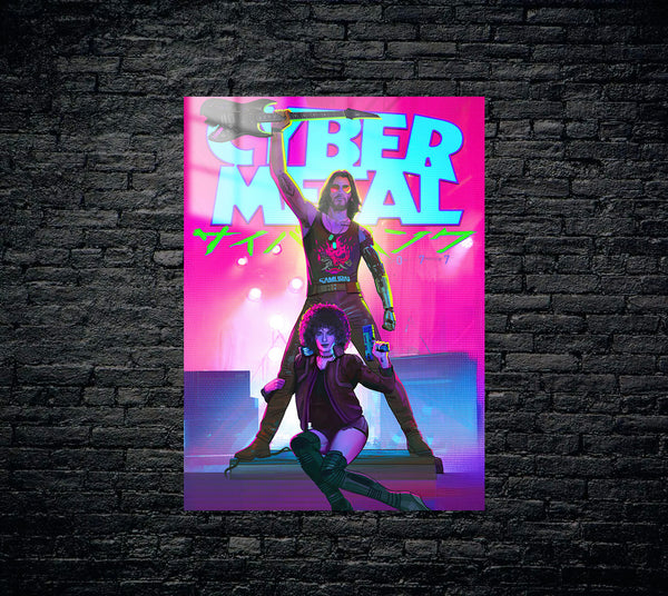 Cyberpunk 2077 Metal Poster 183