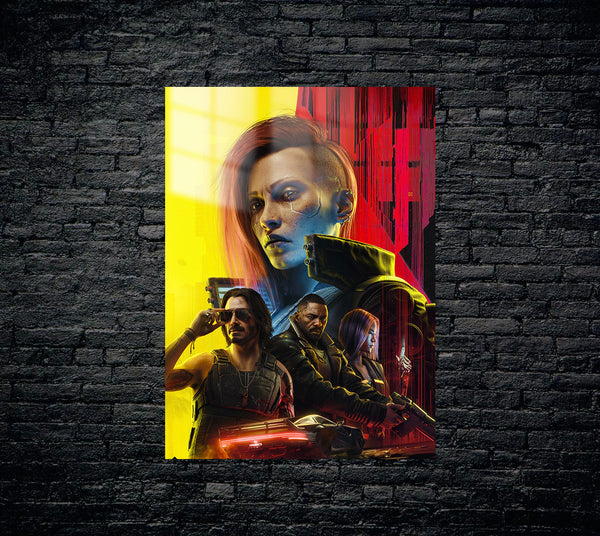 Cyberpunk 2077 Metal Poster 185