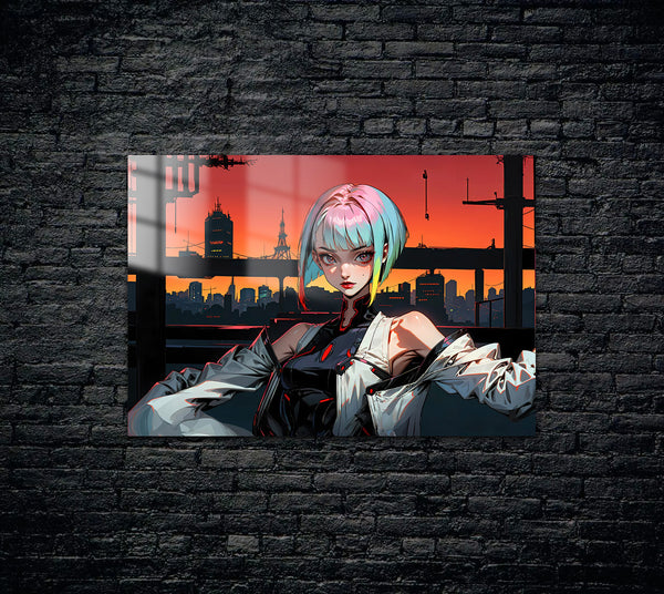 Cyberpunk Edgerunners Lucyna Kushinada Metal Poster 188