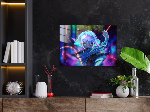 Cyberpunk Edgerunners Lucyna Kushinada Metal Poster 189