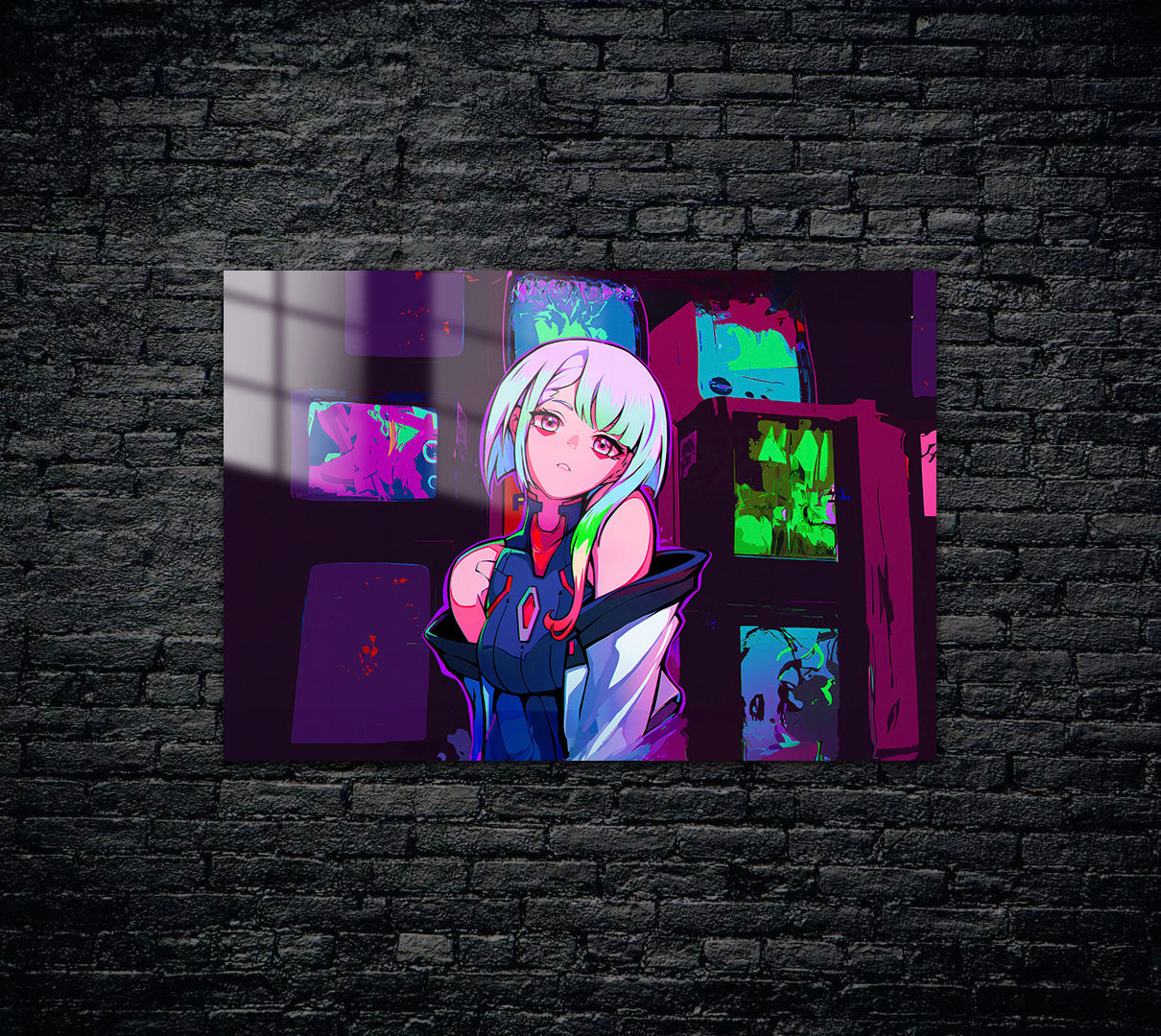 Cyberpunk Edgerunners Lucyna Kushinada Metal Poster 190