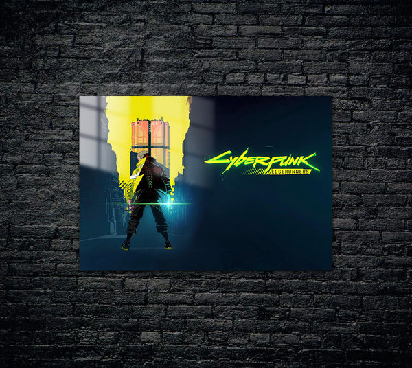 Cyberpunk Edgerunners David Martinez Metal Poster 191
