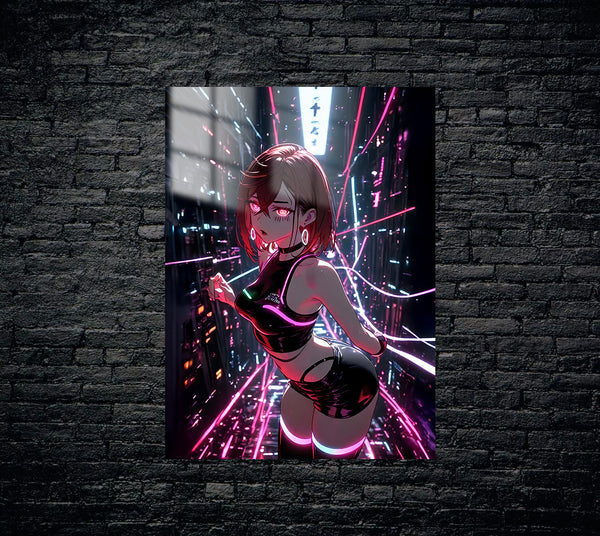 Dandadan Momo Ayase Metal Poster 194
