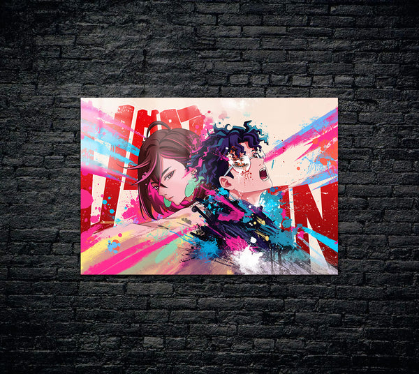 Dandadan Momo Ayase Ken Takakura Metal Poster 206