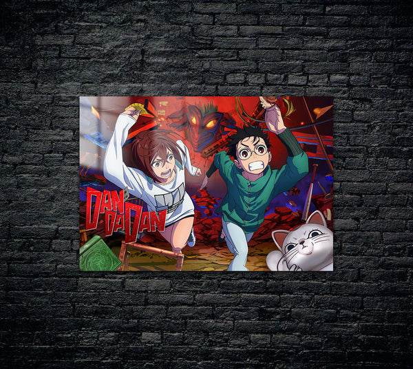 Dandadan Momo Ayase Ken Takakura Metal Poster 210