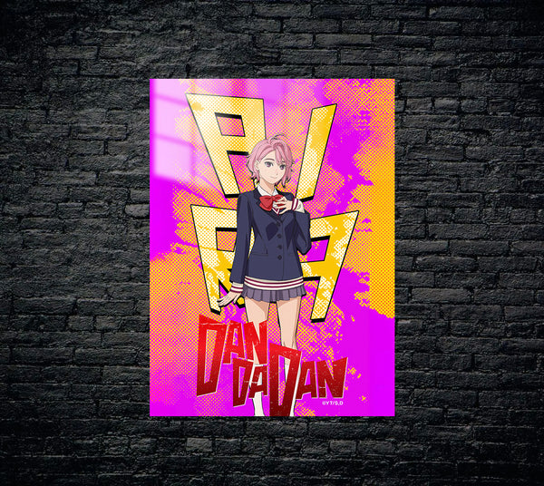 Dandadan Aira Shiratori Metal Poster 212