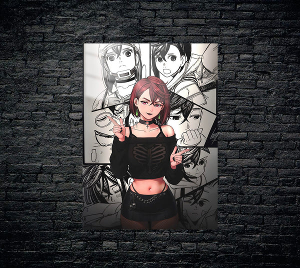 Dandadan Momo Ayase Metal Poster 220
