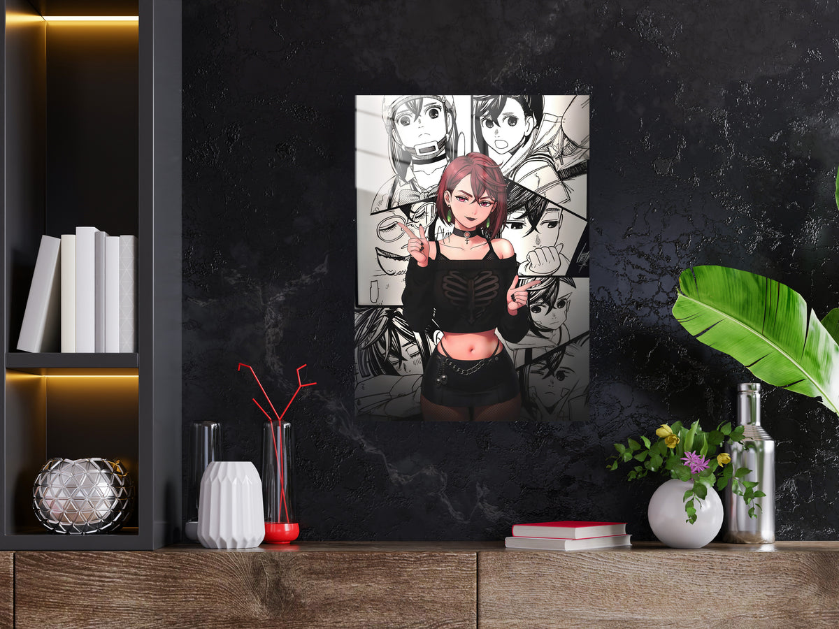 Dandadan Momo Ayase Metal Poster 220