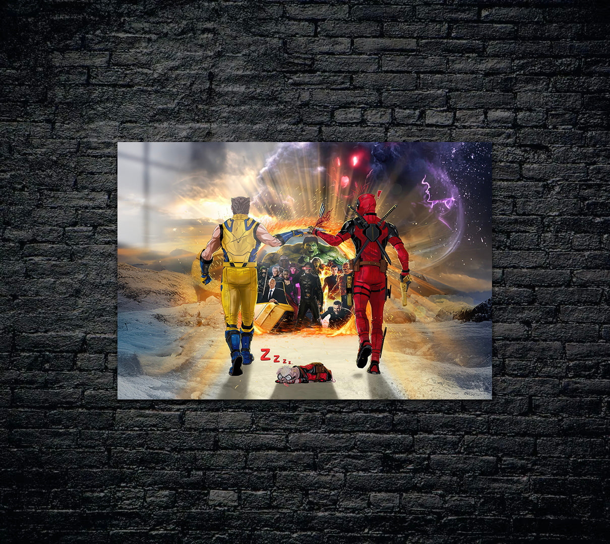 Deadpool Wolverine Metal Poster 975