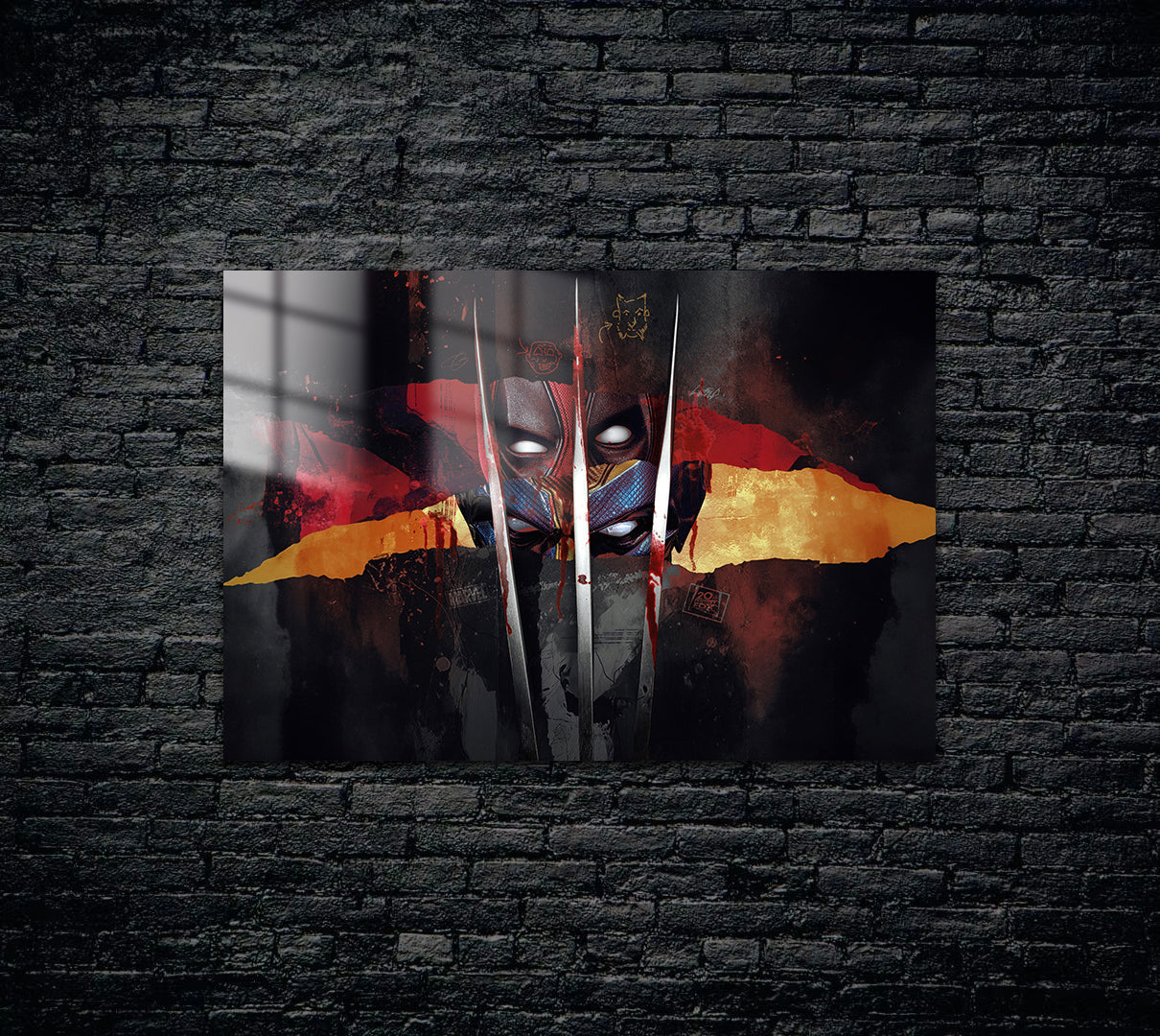 Deadpool Wolverine Metal Poster 977