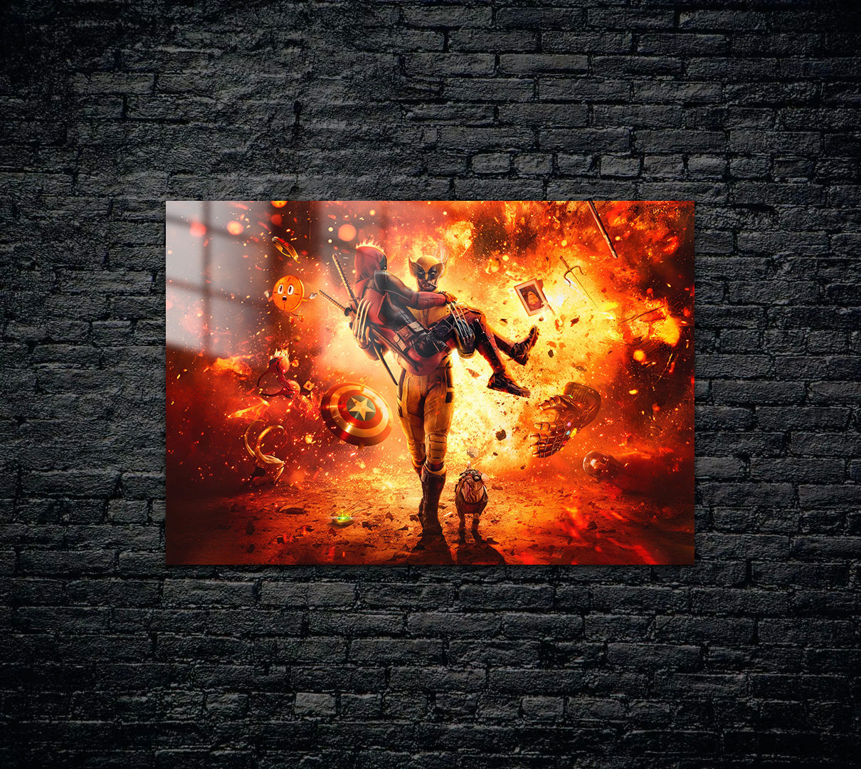 Deadpool Wolverine Metal Poster 978