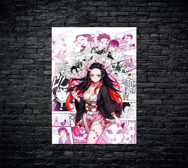 Demon Slayer Nezuko Metal Poster 237