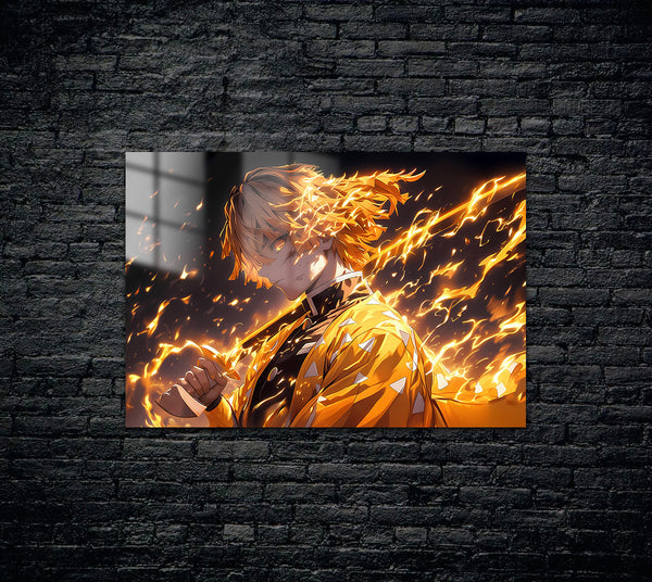 Demon Slayer Zenitsu Metal Poster 239