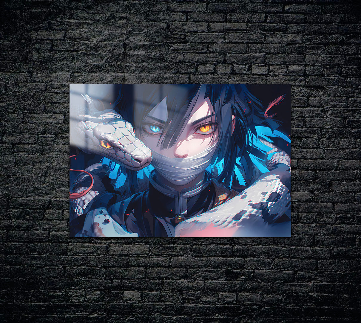 Demon Slayer Obanai Iguro Metal Poster 256