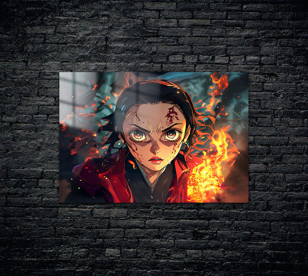 Demon Slayer Kadın Tanjiro Metal Poster 260