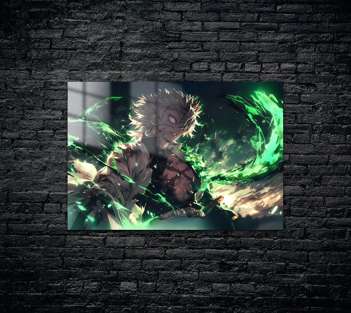 Demon Slayer Sanemi Shinazugawa Metal Poster 263