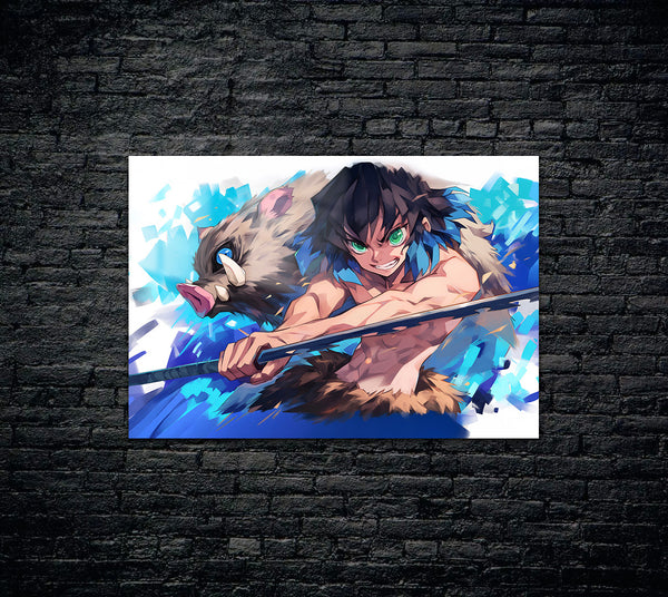 Demon Slayer Inosuke Metal Poster 281