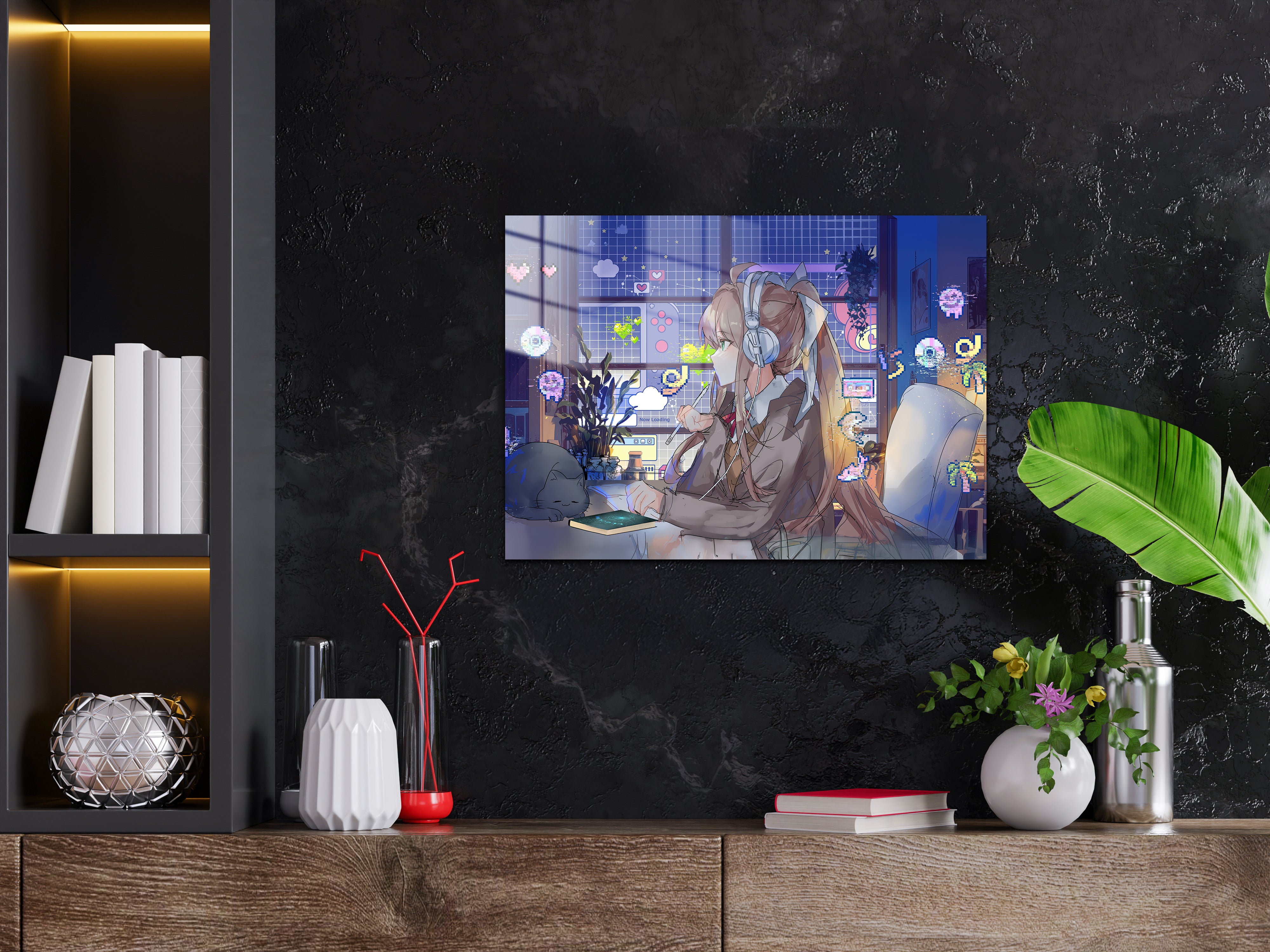 Doki Doki Literature Club Metal Poster 1311