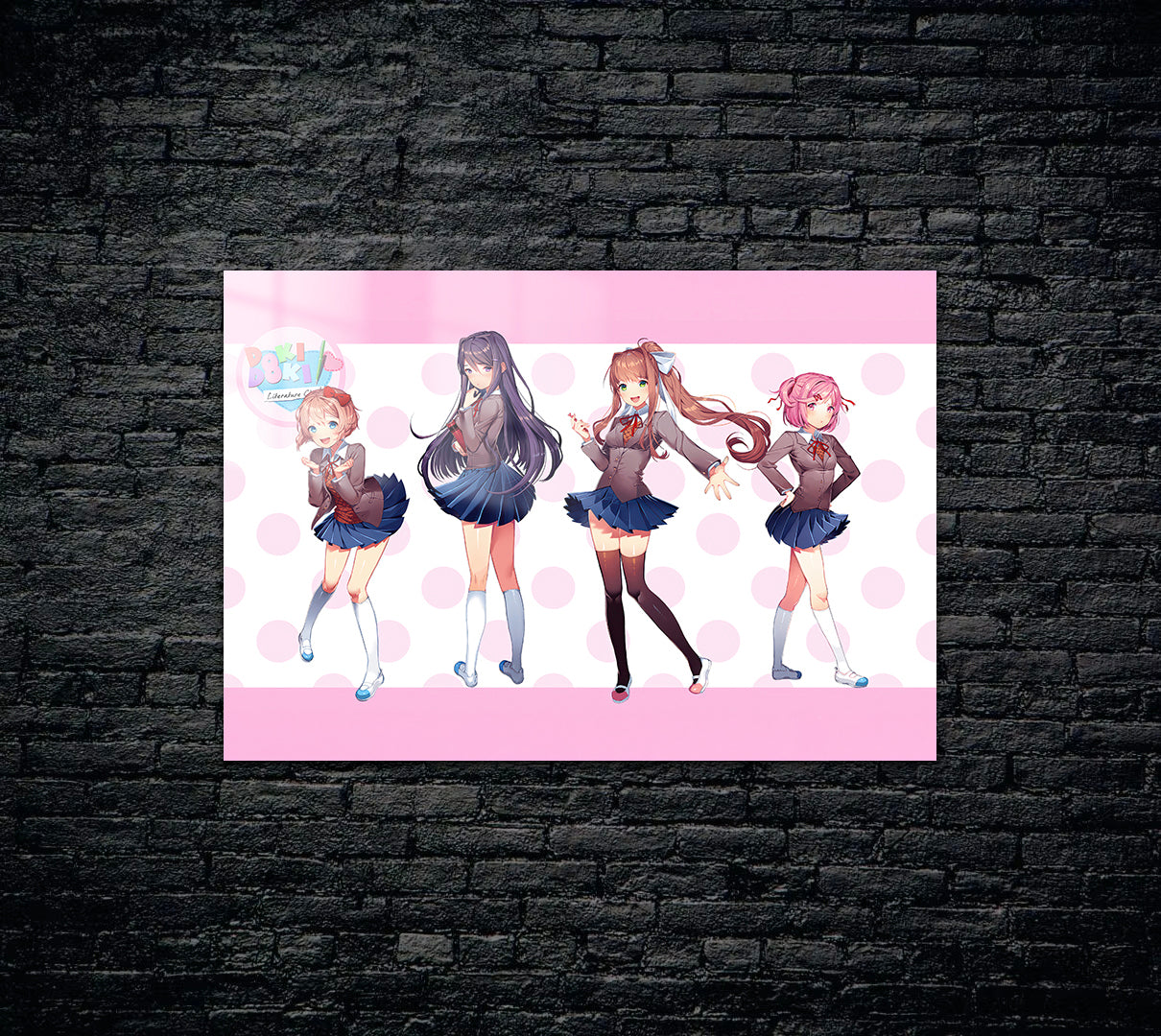 Doki Doki Literature Club Metal Poster 1312