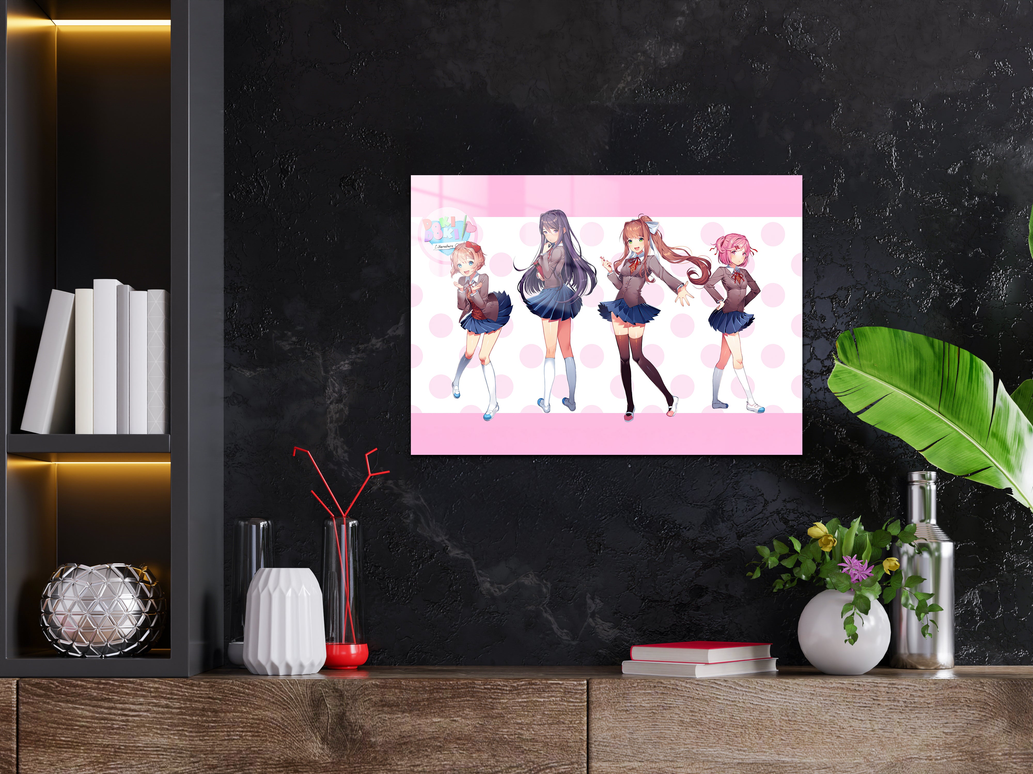 Doki Doki Literature Club Metal Poster 1312