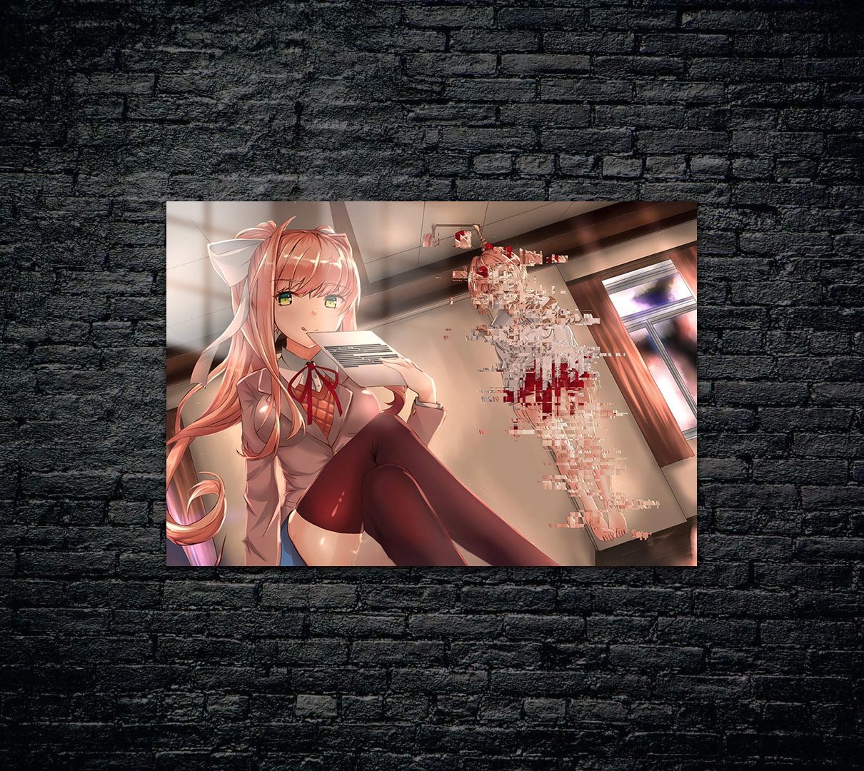 Doki Doki Literature Club Metal Poster 1313