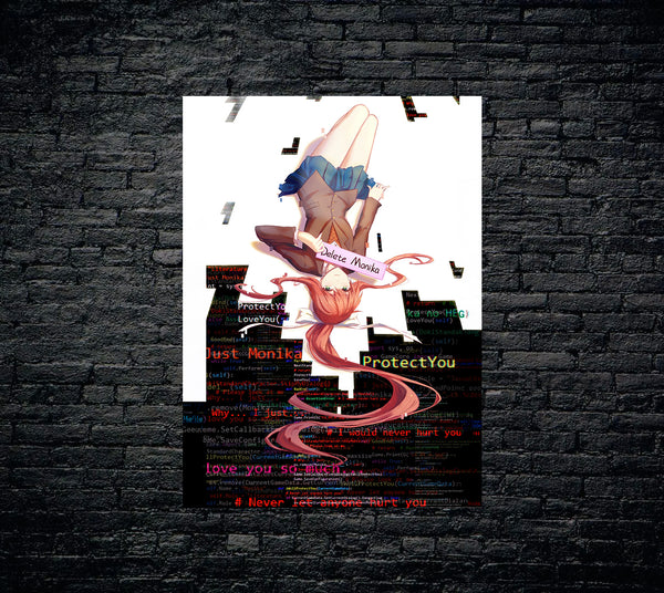 Doki Doki Literature Club Metal Poster 1315