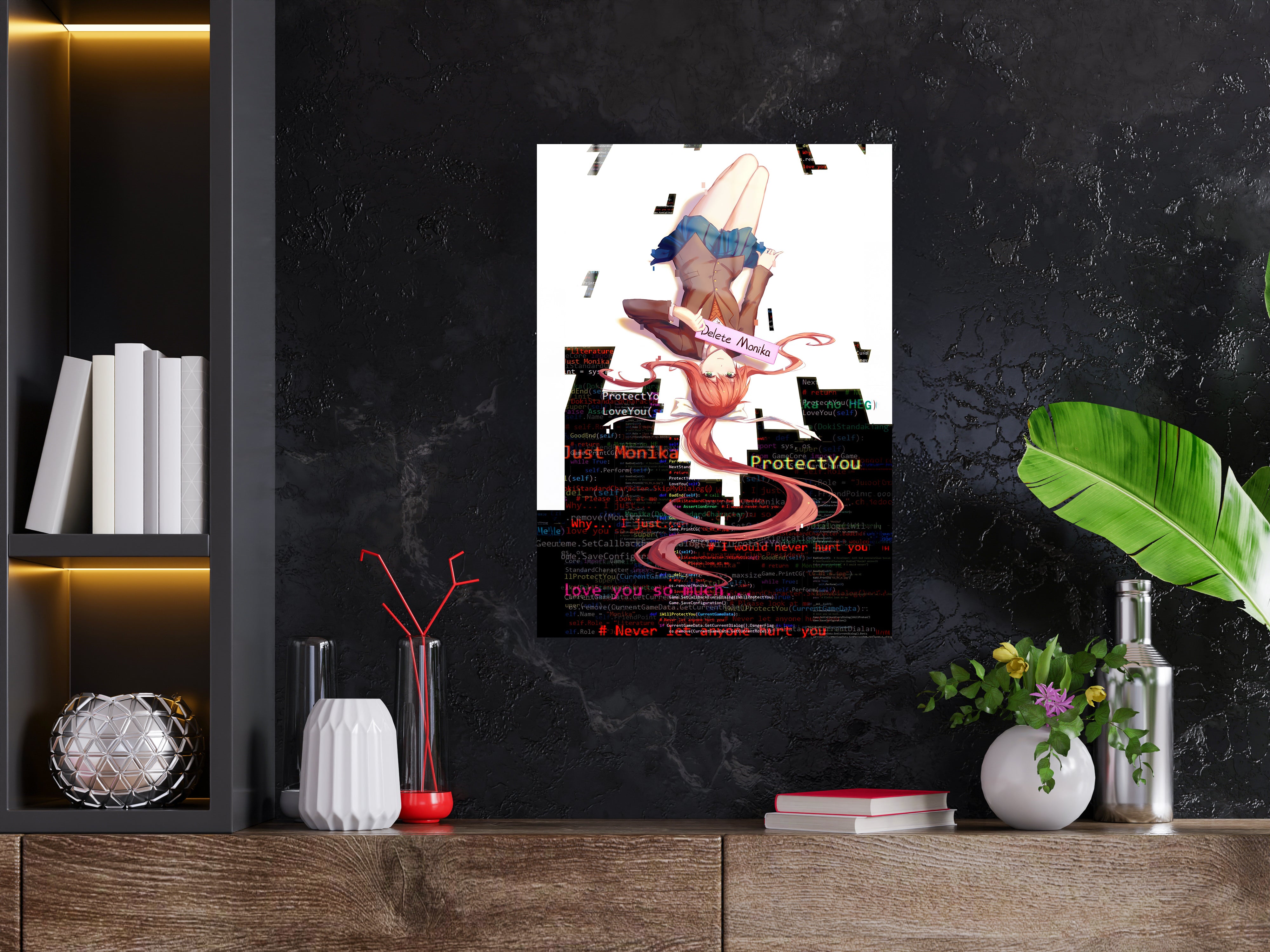 Doki Doki Literature Club Metal Poster 1315