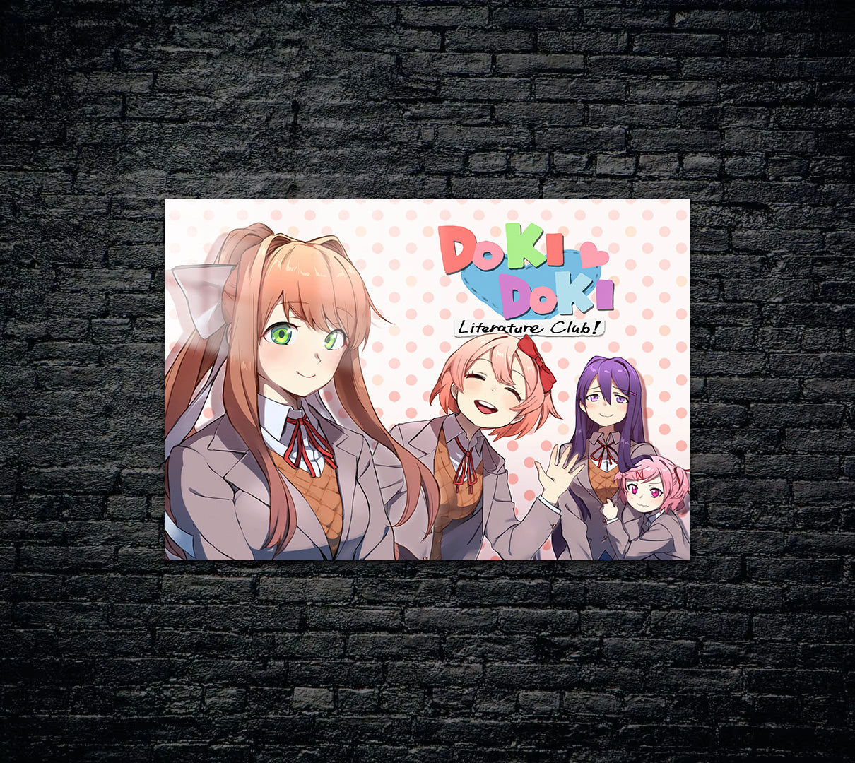 Doki Doki Literature Club Metal Poster 1304