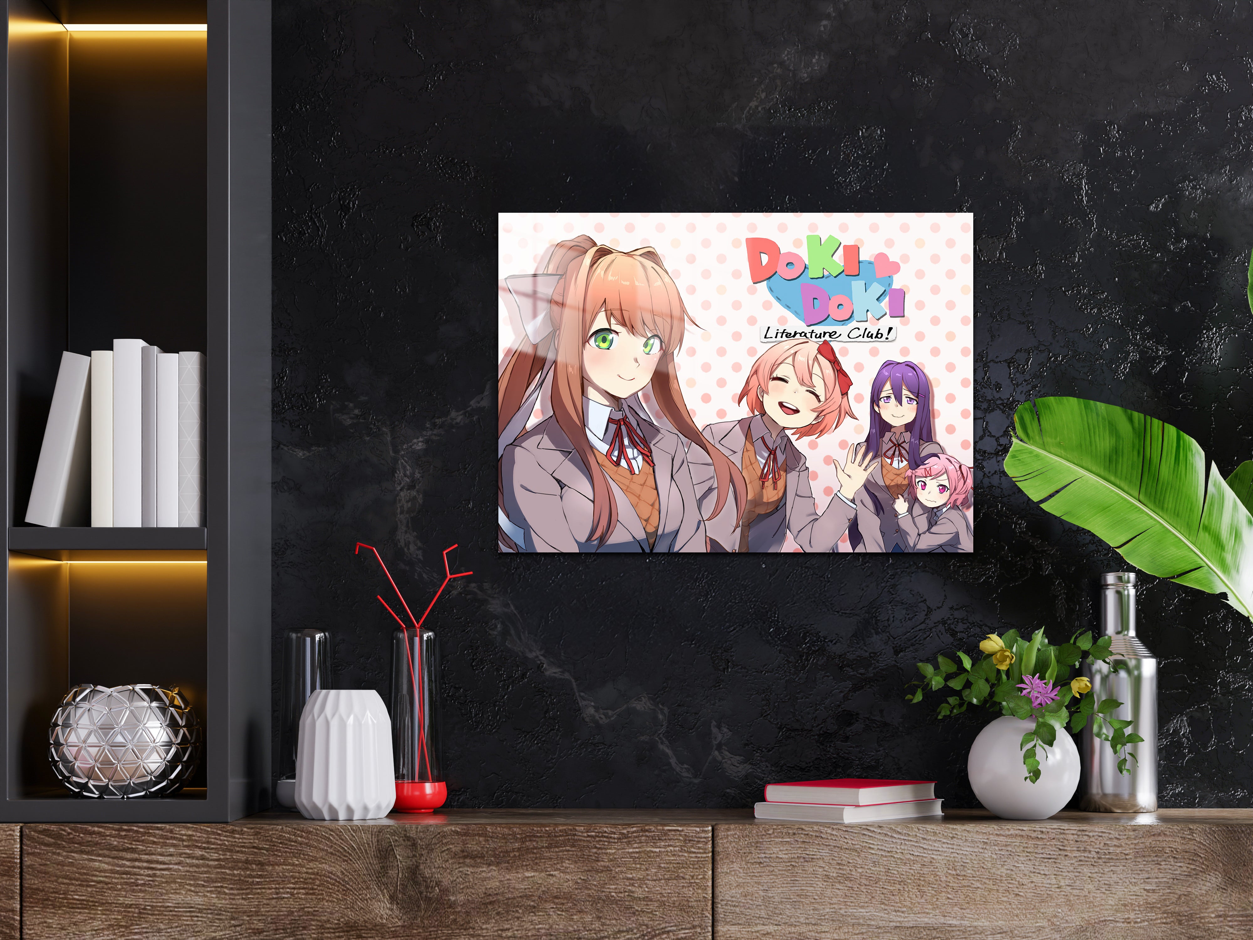Doki Doki Literature Club Metal Poster 1304