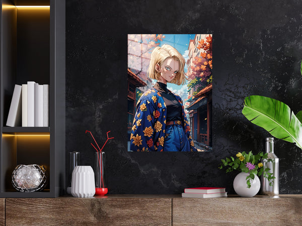 Dragon Ball Android 18 Metal Poster 306