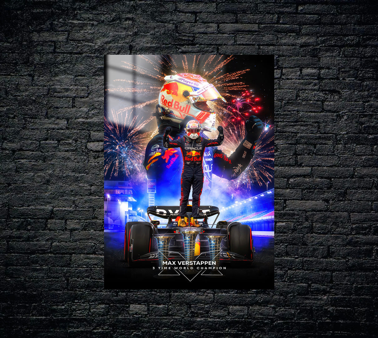 Max Verstappen F1 Formula 1  Metal Poster 1582