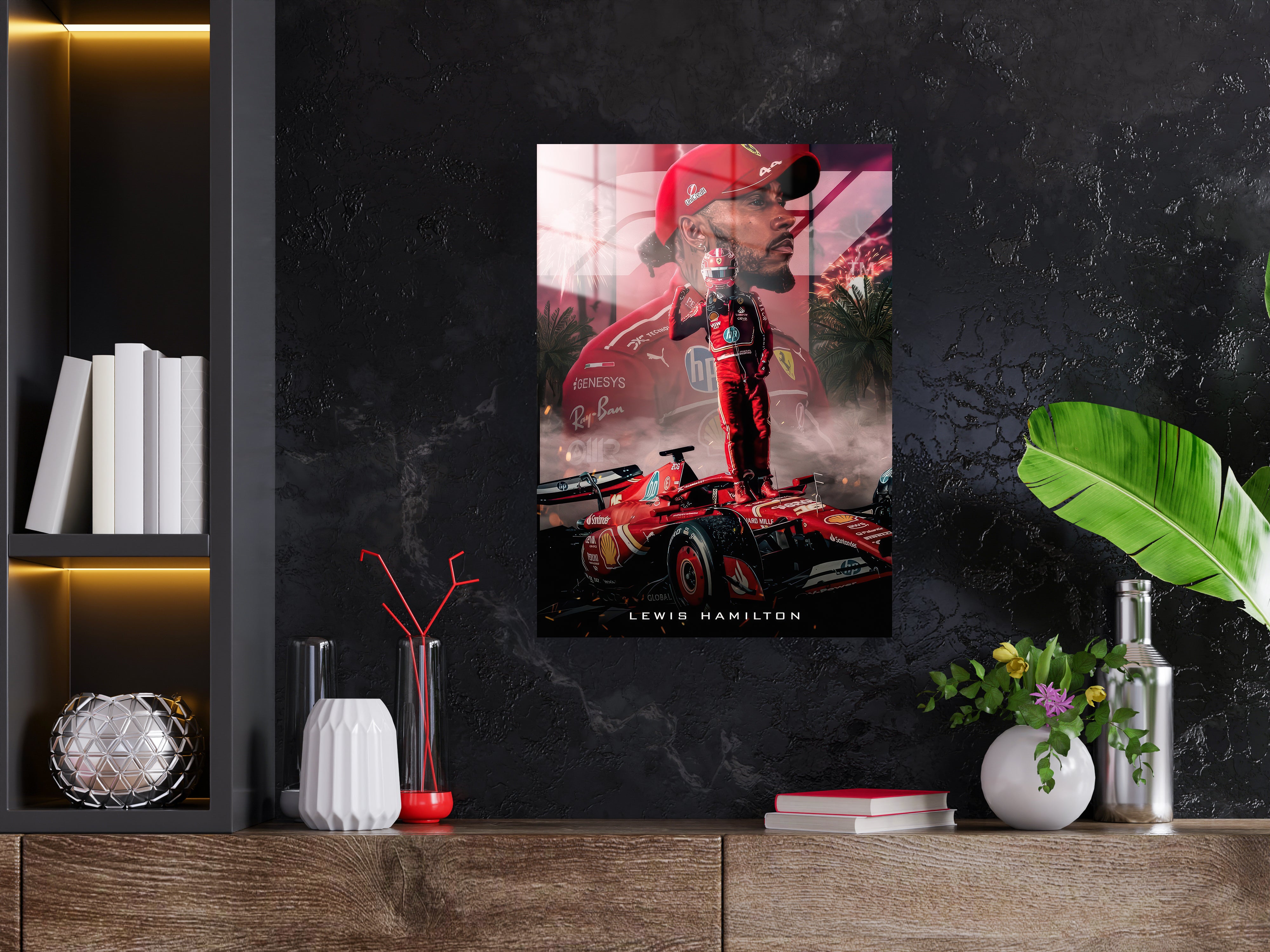 Lewis Hamilton F1 Formula 1 Metal Poster 1584