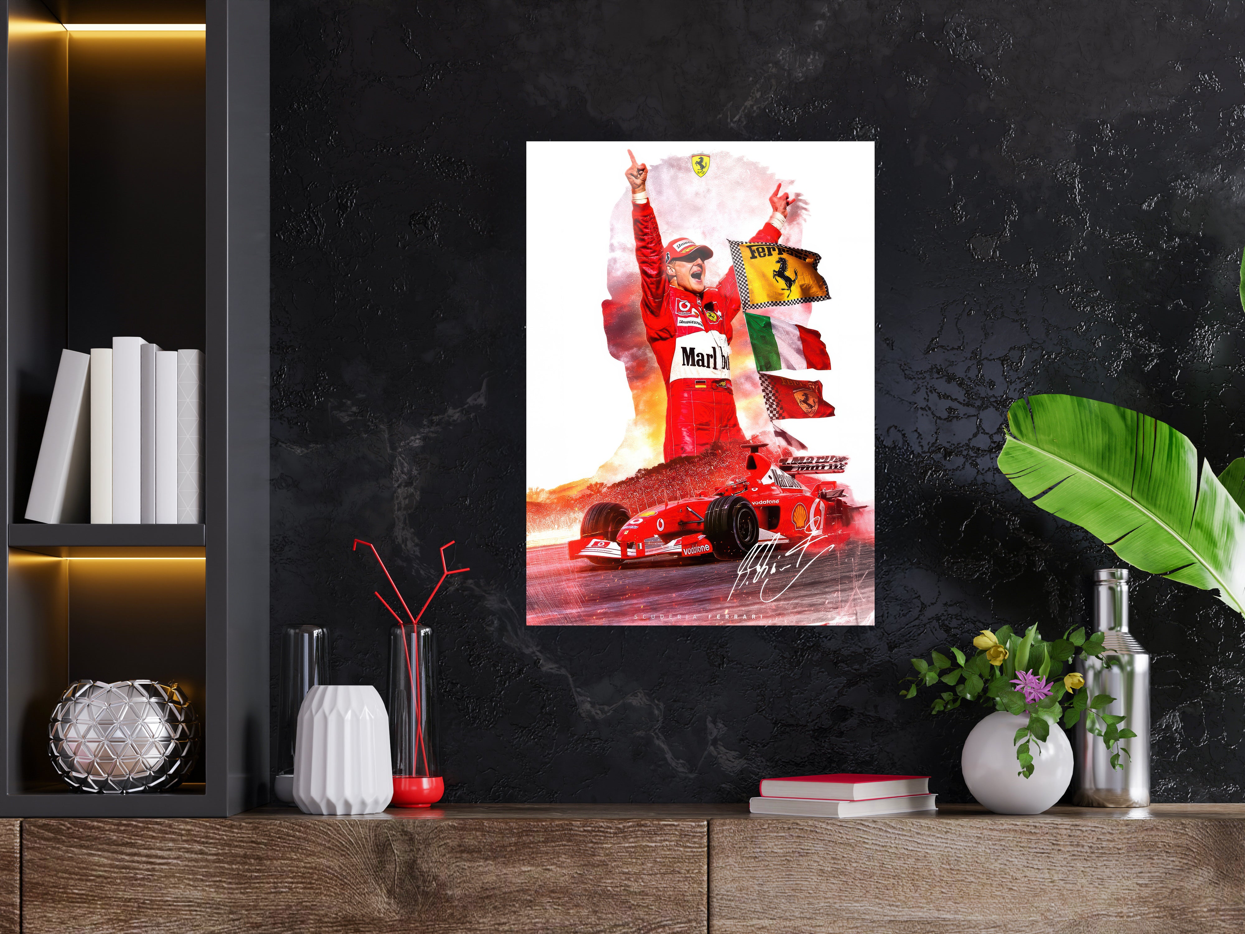 Michael Schumacher F1 Formula 1 Metal Poster 1586