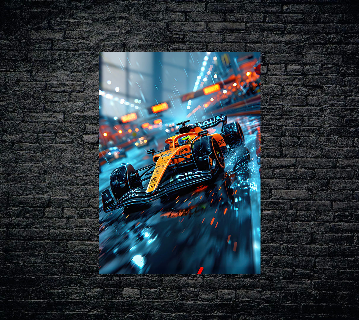 F1 Formula 1 Metal Poster 1587