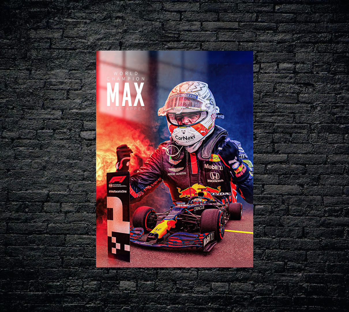 Max Verstappen F1 Formula 1 Metal Poster 1589