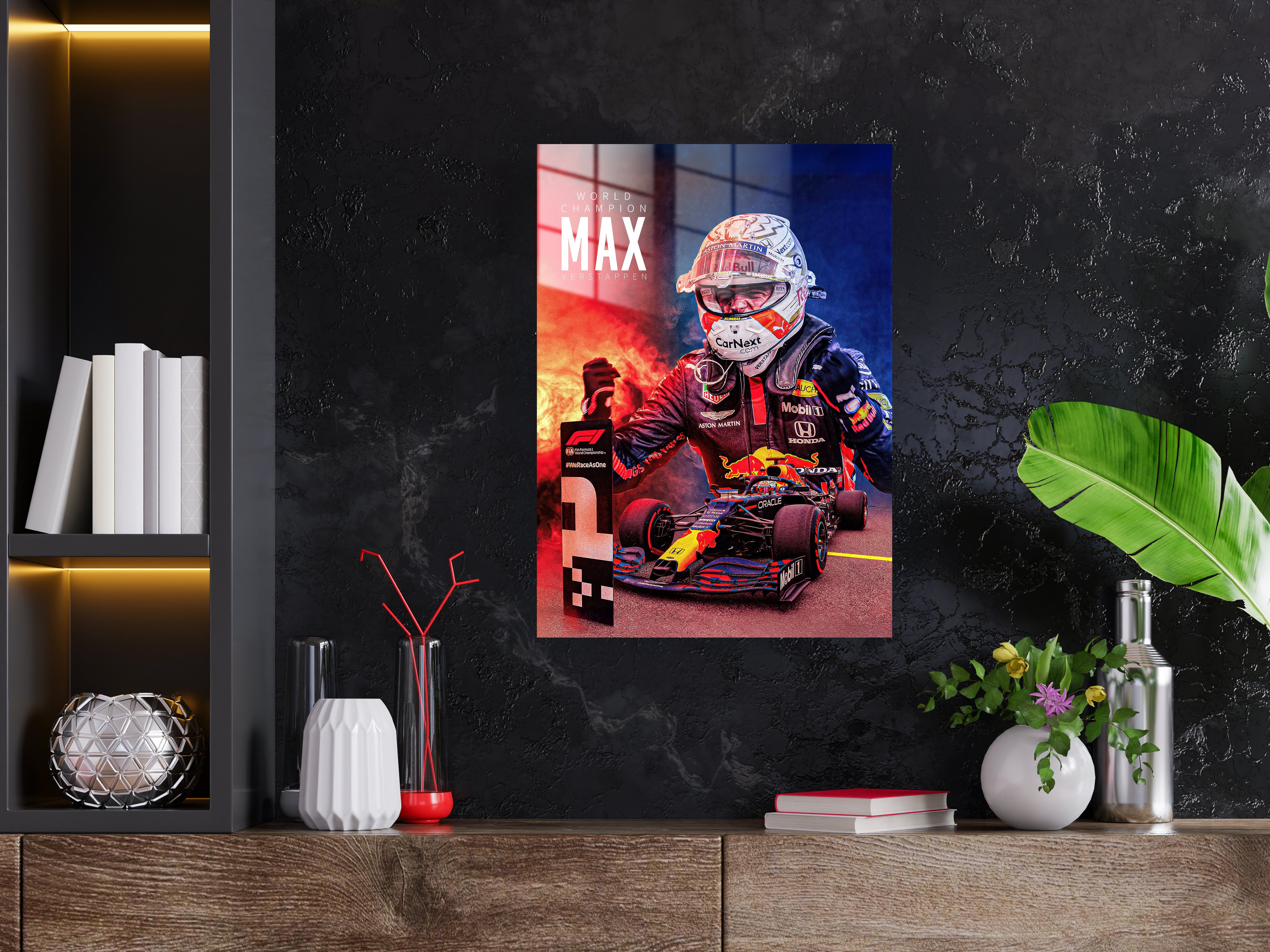 Max Verstappen F1 Formula 1 Metal Poster 1589