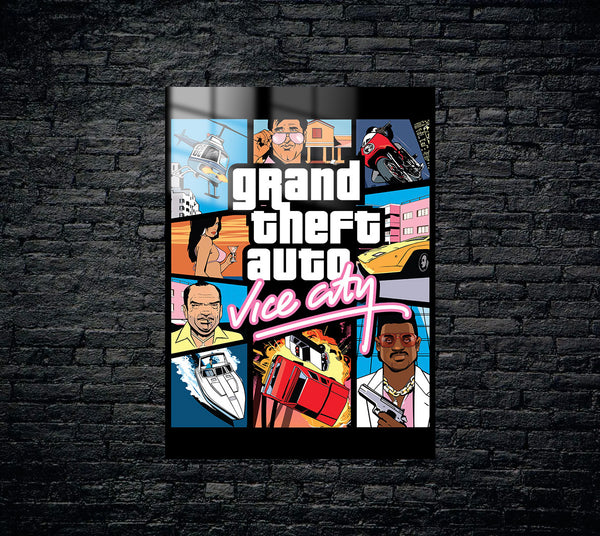 GTA Vice City Metal Poster 371