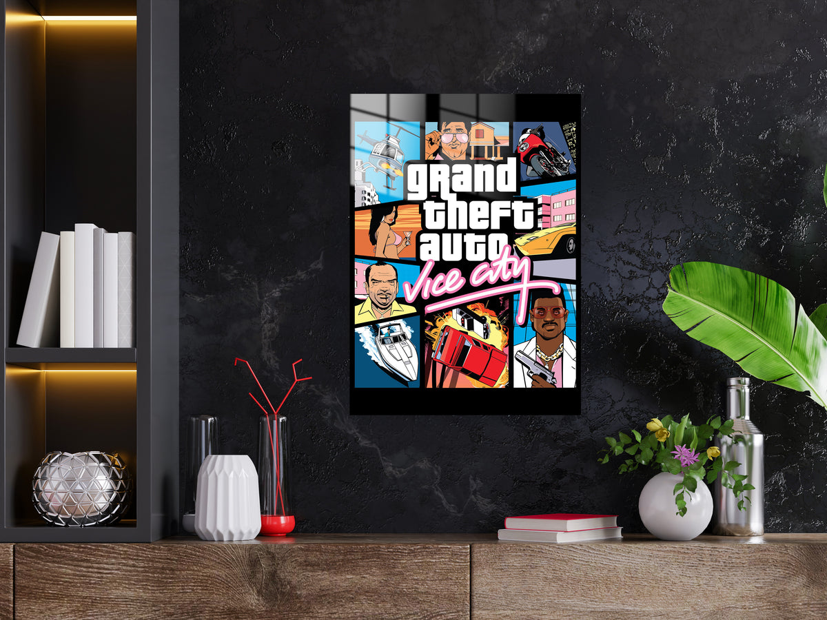 GTA Vice City Metal Poster 371