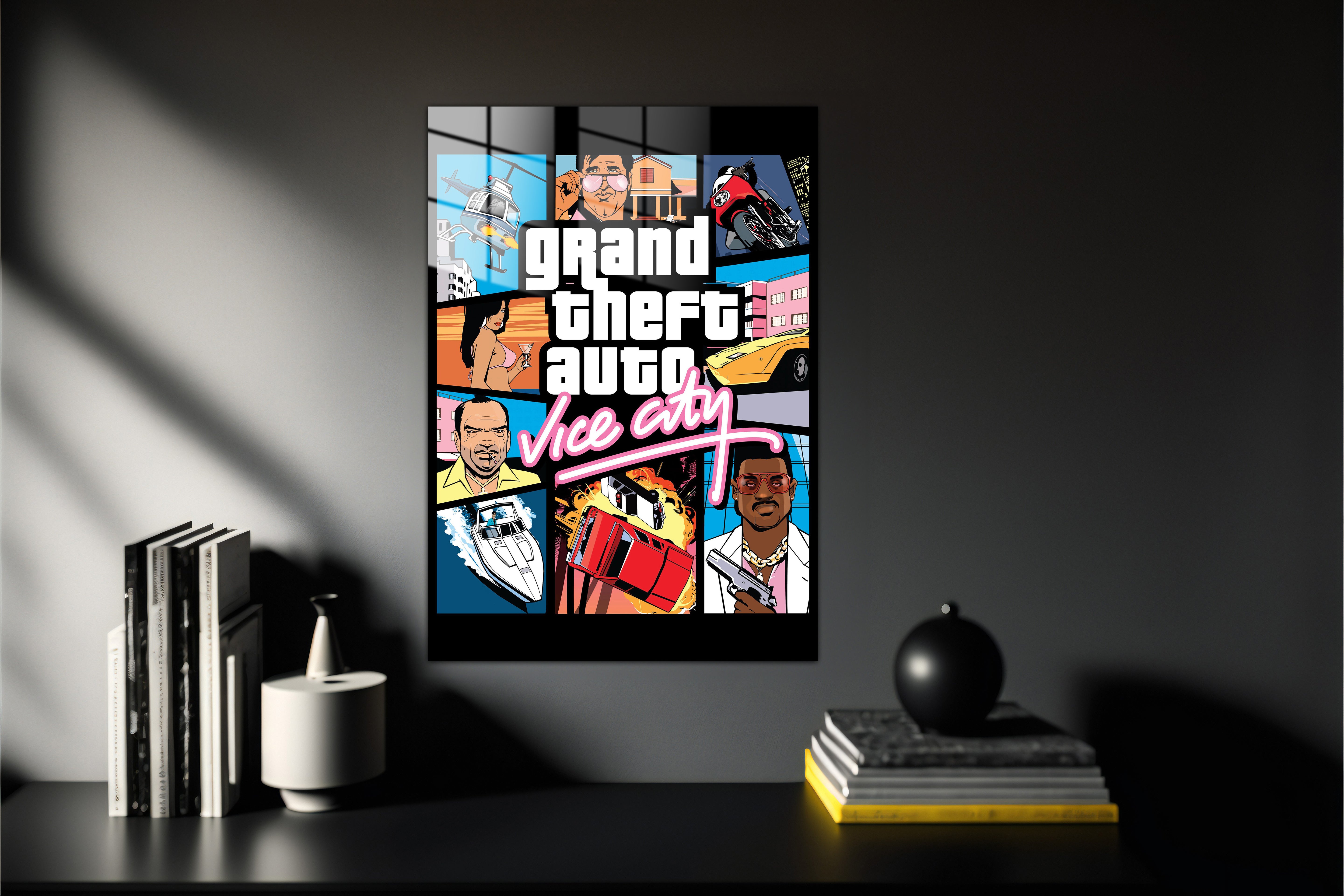 GTA Vice City Metal Poster 371