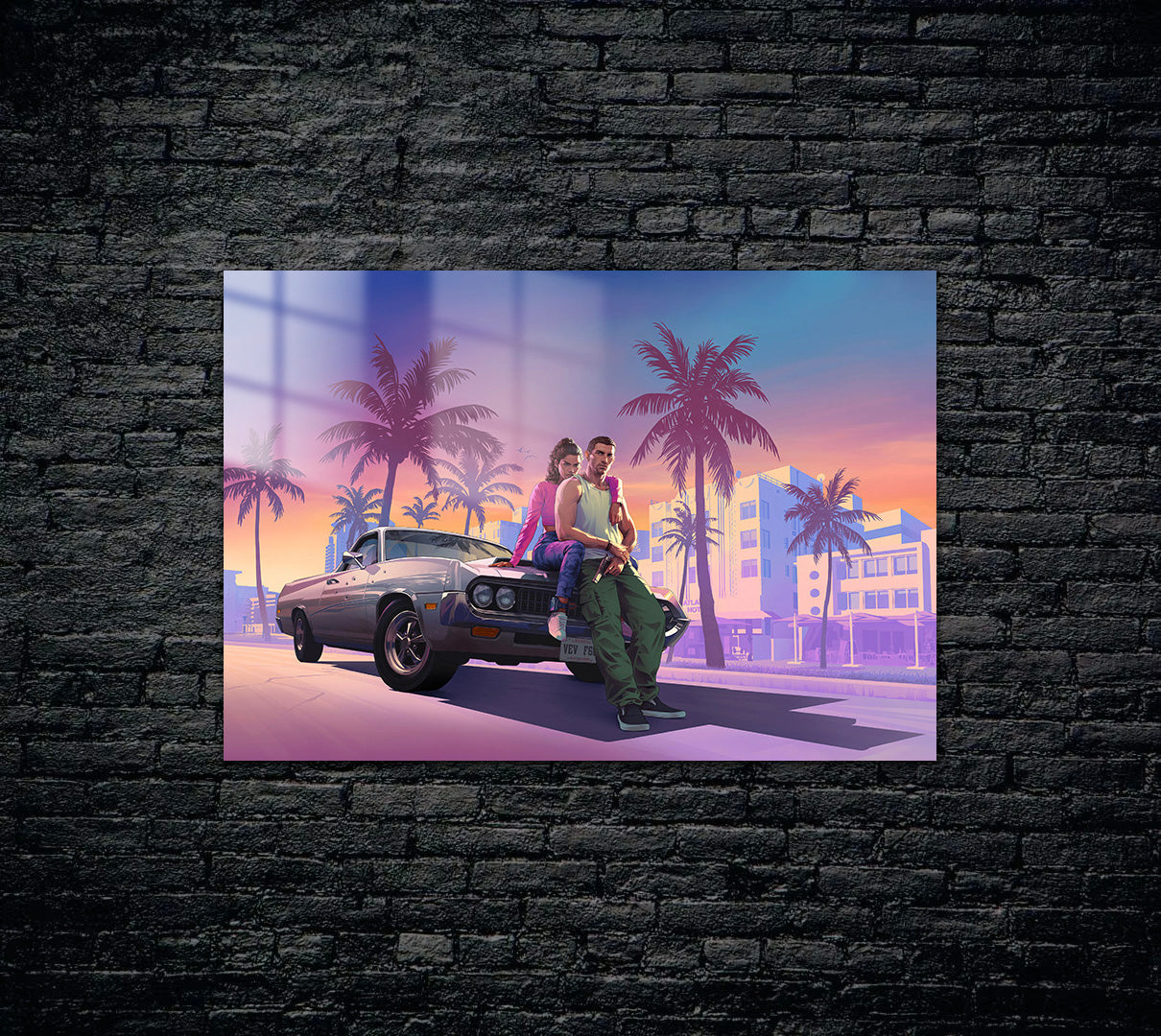 GTA 6 Metal Poster 372