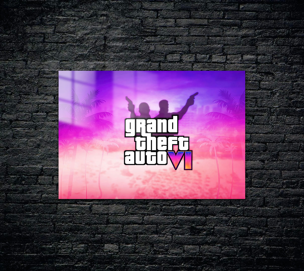 GTA 6 Metal Poster 373