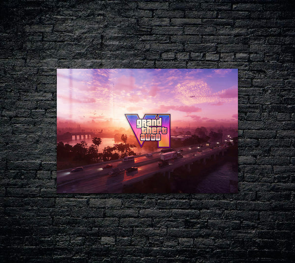 GTA 6 Metal Poster 374