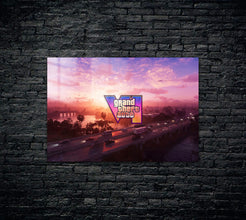GTA 6 Metal Poster 374