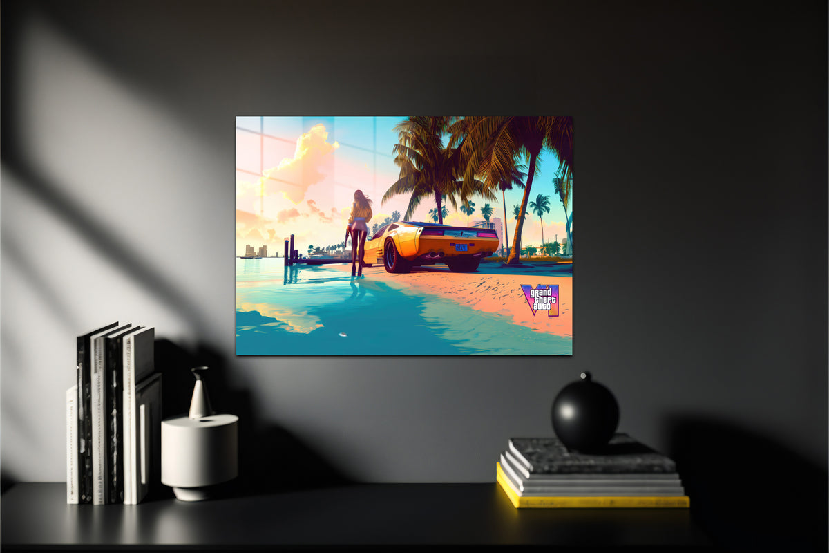 GTA 6 Metal Poster 375
