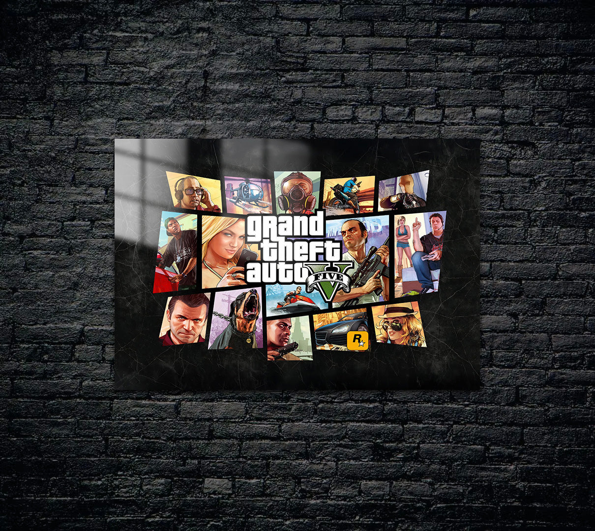 GTA 5 Metal Poster 369