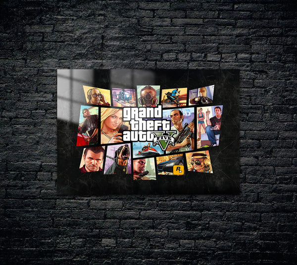GTA 5 Metal Poster 369